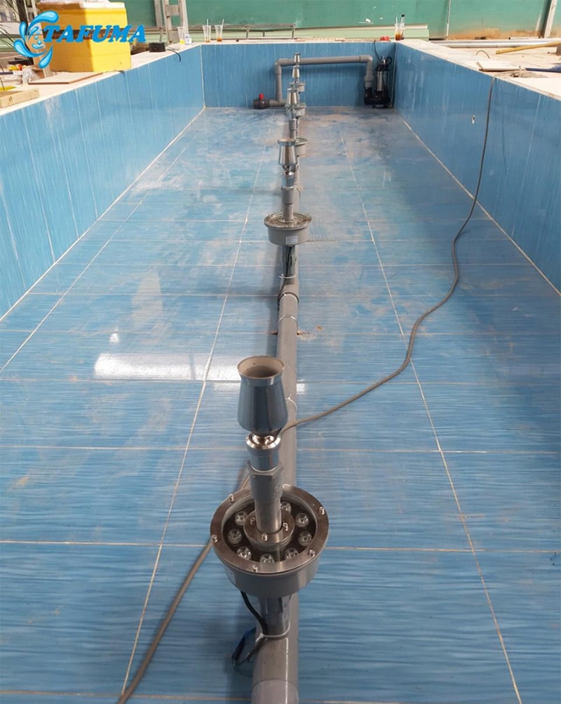 Máy bơm chìm lắp đặt cho công trình đài phun nước anh Hải Bình Dương