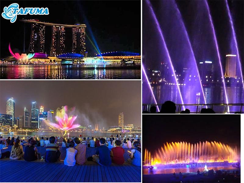 Nhạc nước Marina Bay Sands Singapore - Tafuma Việt Nam