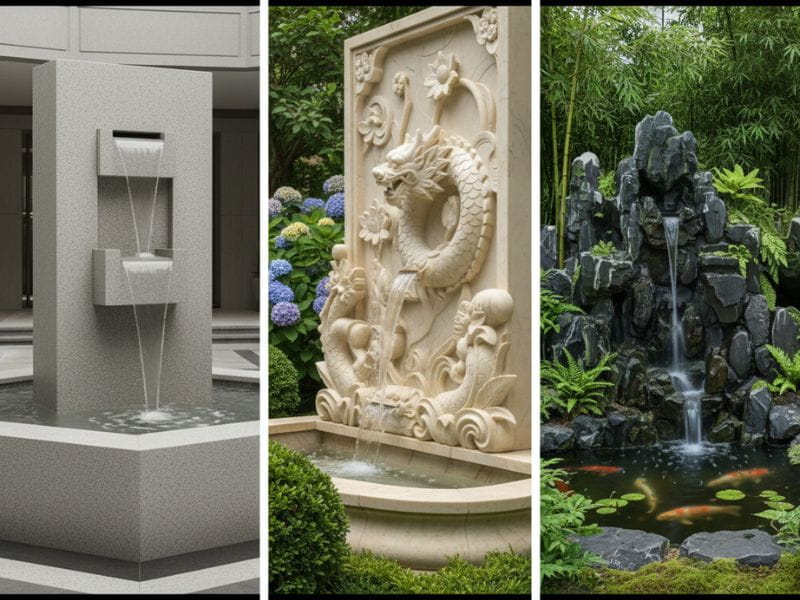 Đài phun nước bằng đá