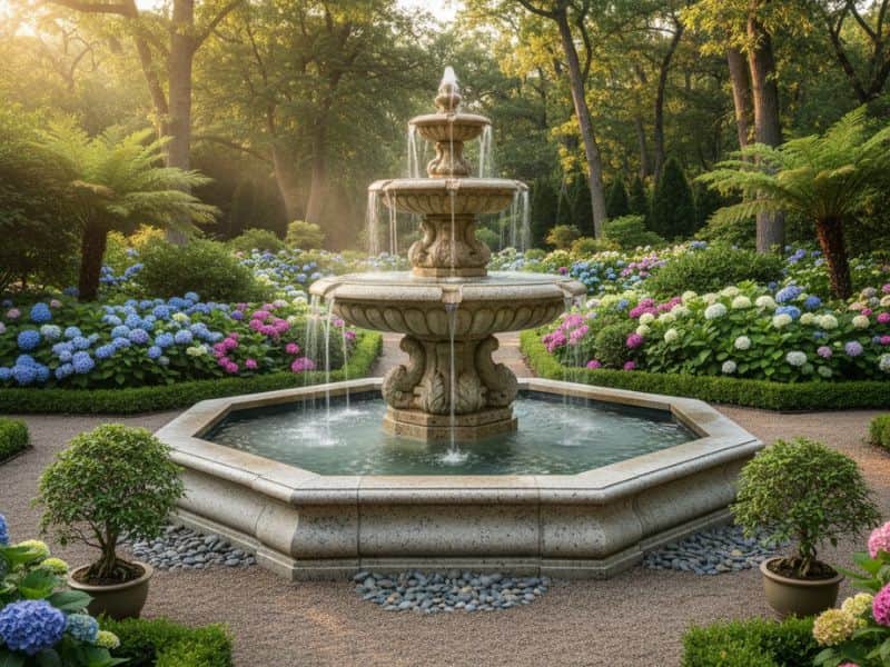 Đài phun nước bằng đá