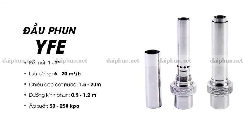 Đầu phun Tafuma tạo hiệu ứng bọt nước