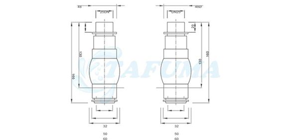 Đầu phun nước dạng cột nước YWC