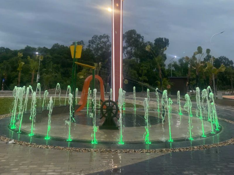 Tafuma Việt Nam thi công đài phun khu đô thị Đại Thắng, Phường Phổ Yên, Thái Nguyên