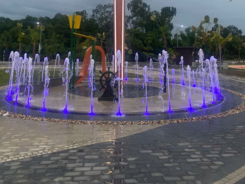 Tafuma Việt Nam thi công đài phun khu đô thị Đại Thắng, Phường Phổ Yên, Thái Nguyên