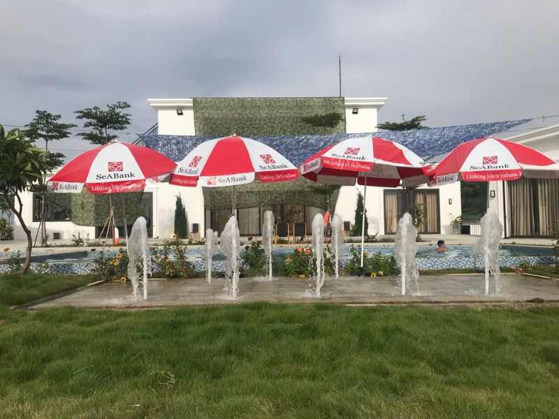 Tafuma Việt Nam thi công đài phun nước tại Quốc Oai, Hà Nội