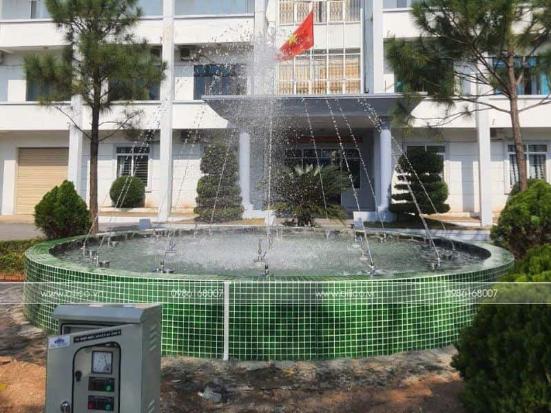 Tafuma Việt Nam thi công đài phun nước tại Viện Chăn Nuôi quốc gia, Hà Nội