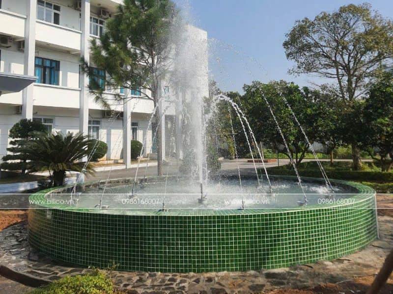 Tafuma Việt Nam thi công đài phun nước tại Viện Chăn Nuôi quốc gia, Hà Nội