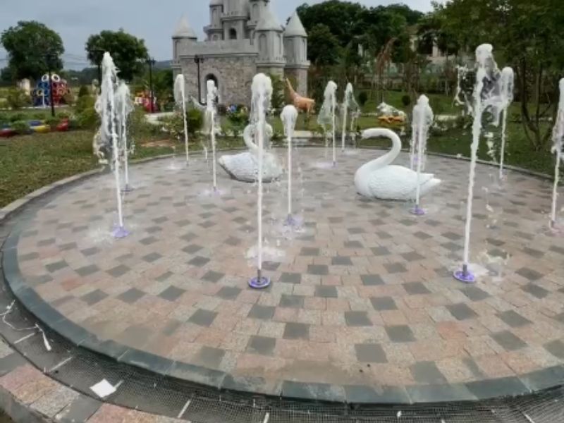 Tafumna Việt Nam thi công đài phun nước nổi tại Phường Bắc Giang, Bắc Ninh