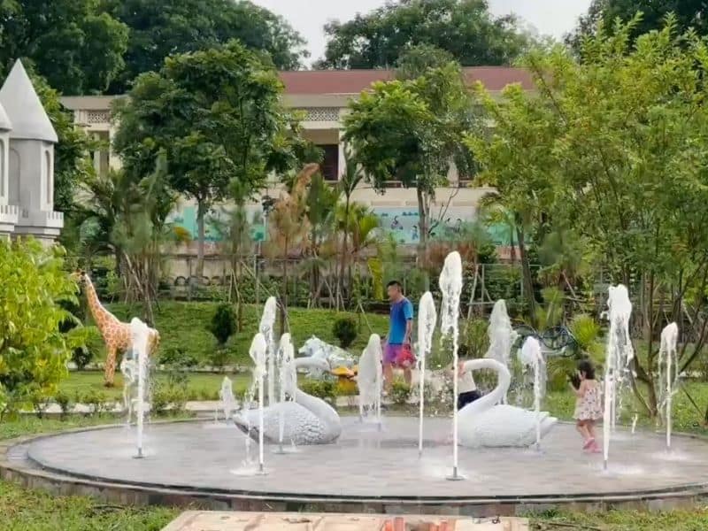 Tafumna Việt Nam thi công đài phun nước nổi tại Phường Bắc Giang, Bắc Ninh