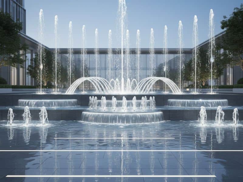 Thiết kế đài phun nước