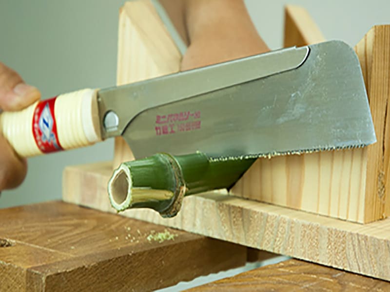 cách làm đài phun nước bằng tre