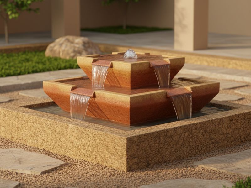 đài phun nước phong thủy