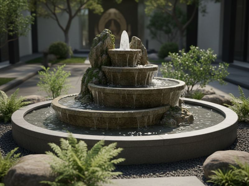 đài phun nước phong thủy