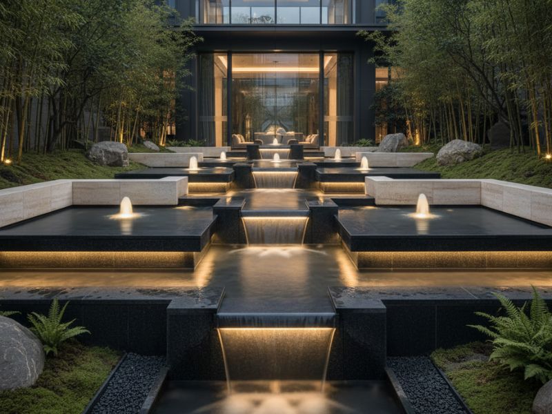 đài phun nước phong thủy