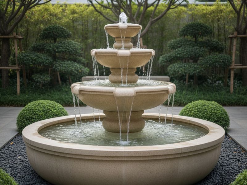 đài phun nước phong thủy