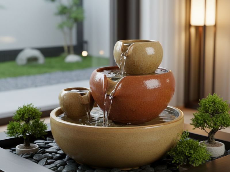 đài phun nước phong thủy