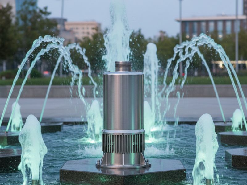 máy bơm đài phun nước