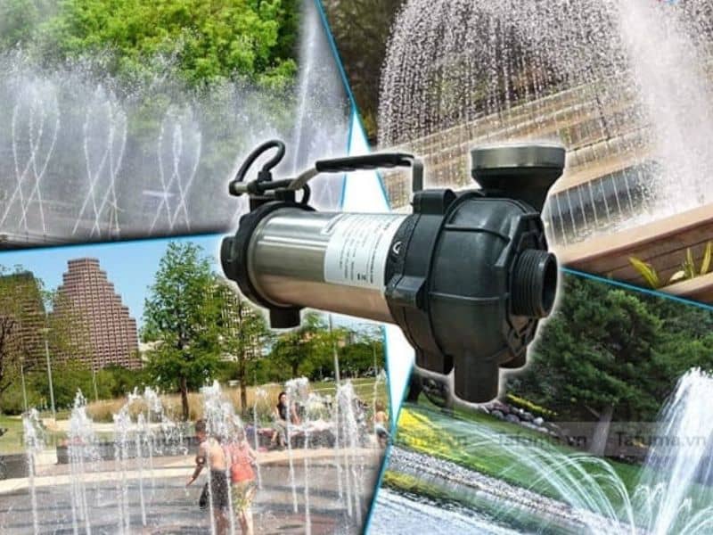máy bơm đài phun nước