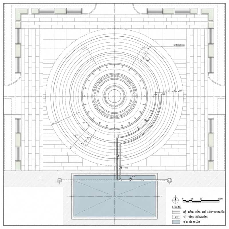 thiết kế đài phun nước