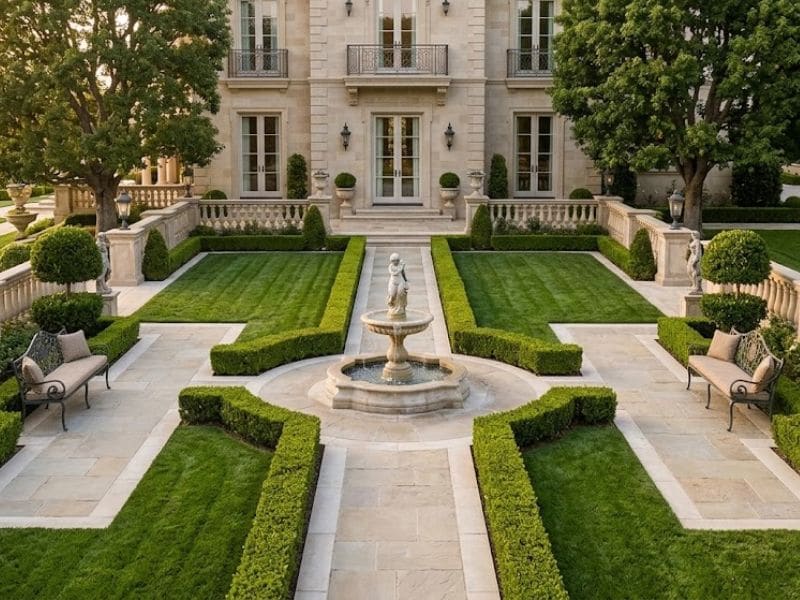 tiểu cảnh sân vườn hiện đại