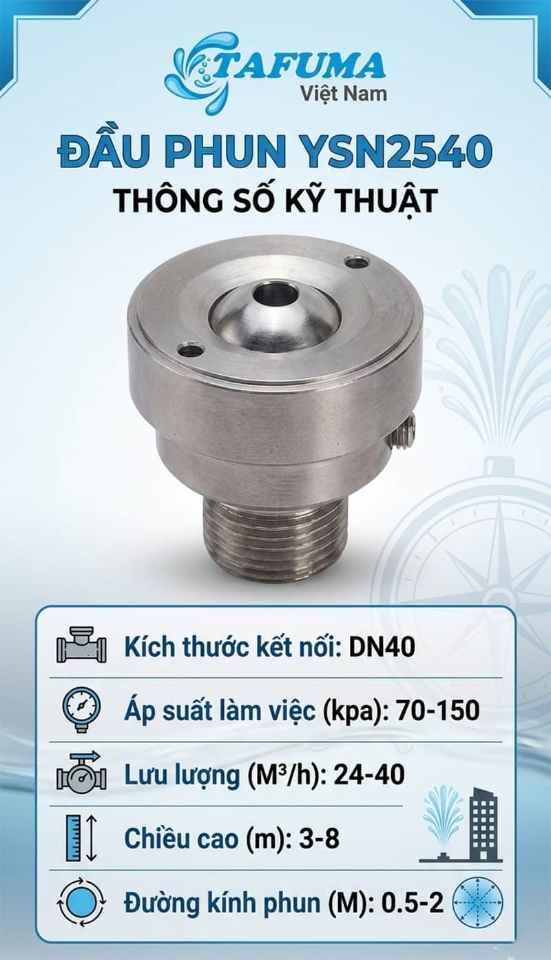 Đầu phun YSN2540