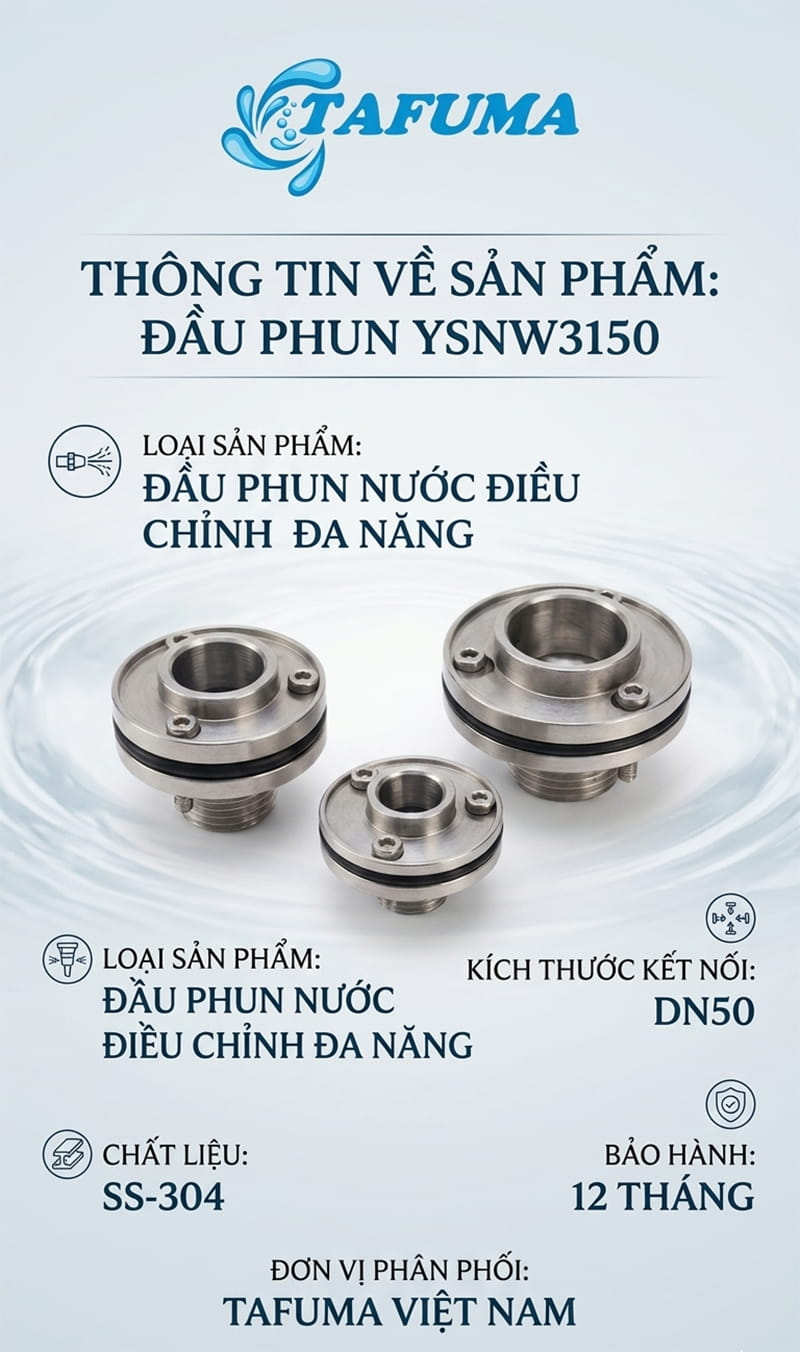 Đầu phun YSNW3150