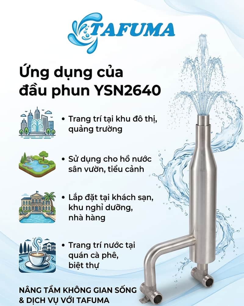 Đầu phun đa dạng YSN2640