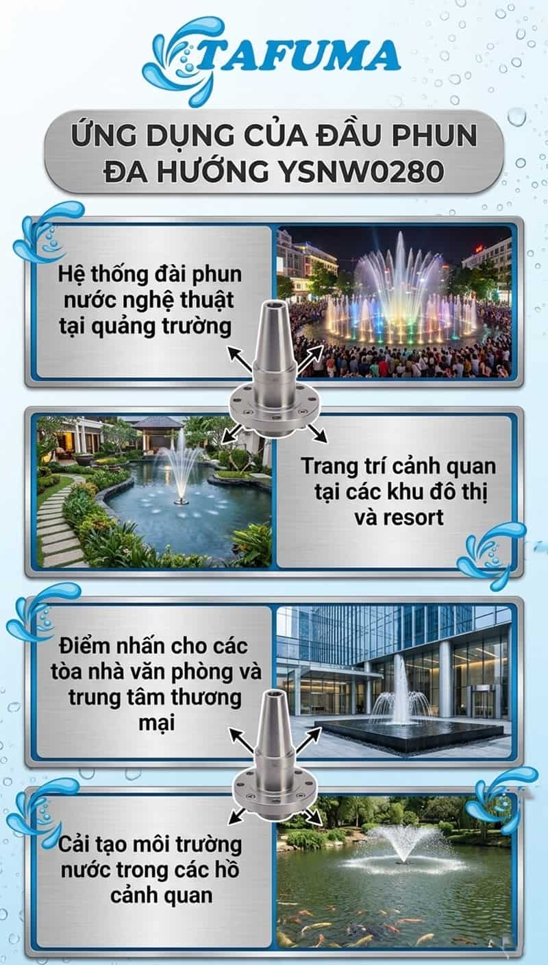 Đầu phun đa hướng YSNW0280
