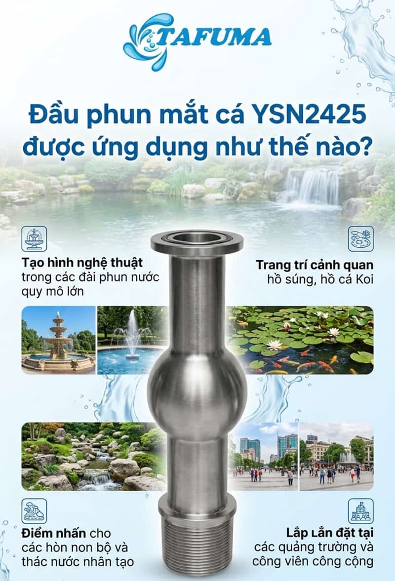 Đầu phun mắt cá YSN2425