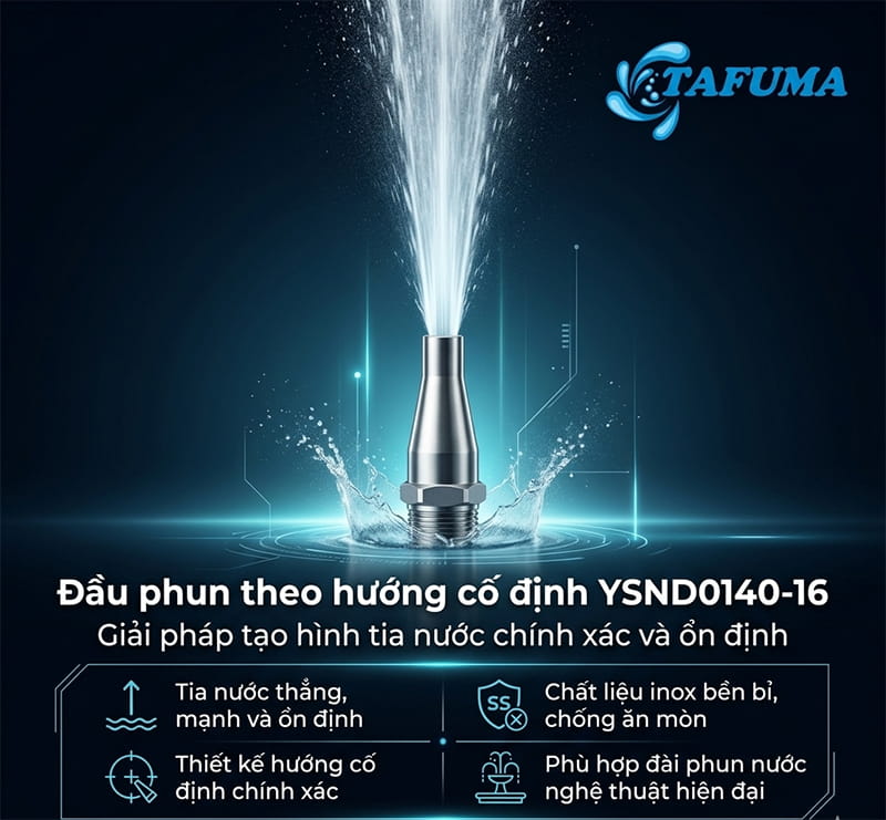 Đầu phun theo hướng cố định YSND0140-16