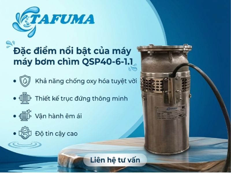Máy bơm chìm QSP40-6-1.1