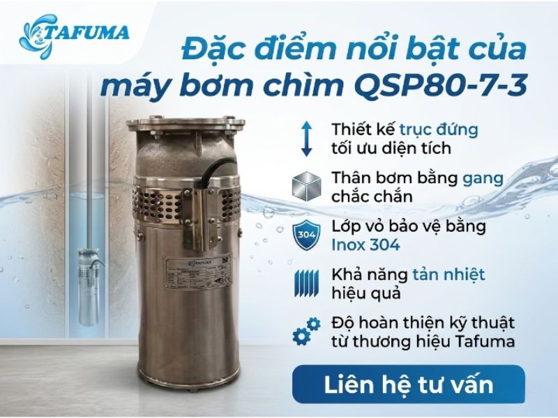 Máy bơm chìm QSP80-7-3