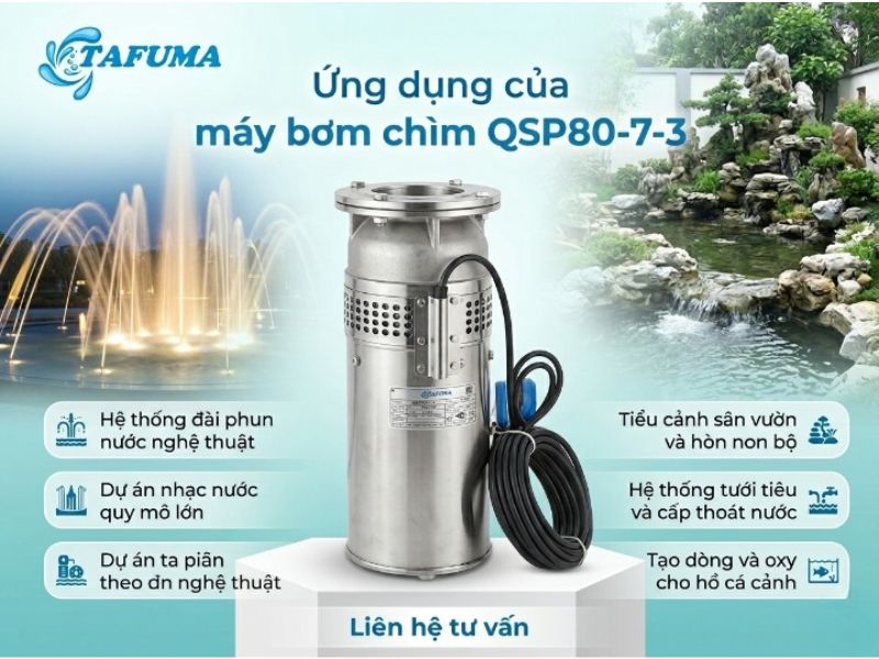 Máy bơm chìm QSP80-7-3