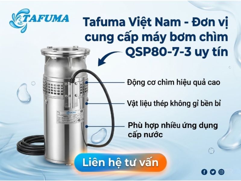 Máy bơm chìm QSP80-7-3