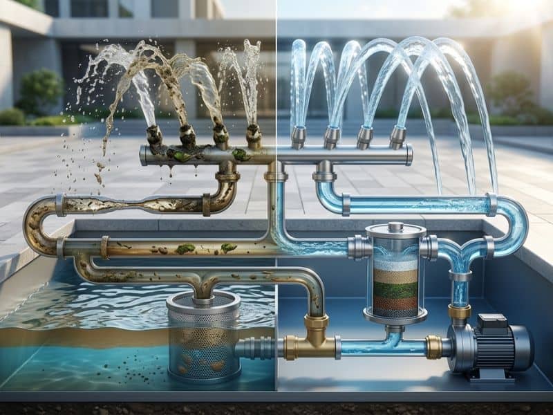 Nguyên lý hoạt động của vòi phun nước