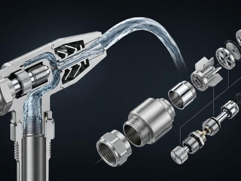 Nguyên lý hoạt động của vòi phun nước