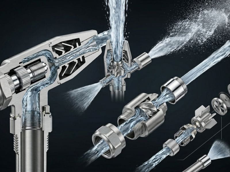 Nguyên lý hoạt động của vòi phun nước