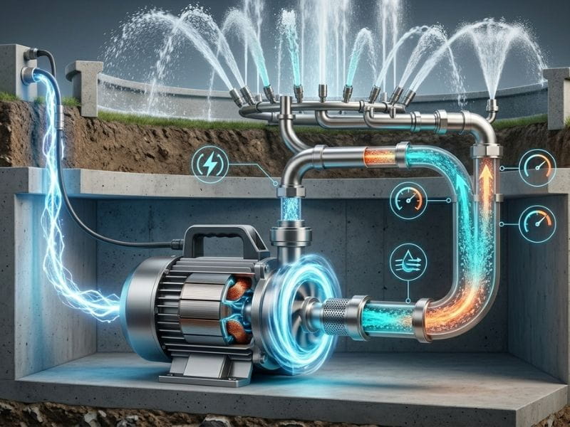 Nguyên lý hoạt động của vòi phun nước