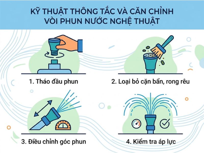 Thiết bị đài phun nước hoạt động bao lâu thì cần bảo trì