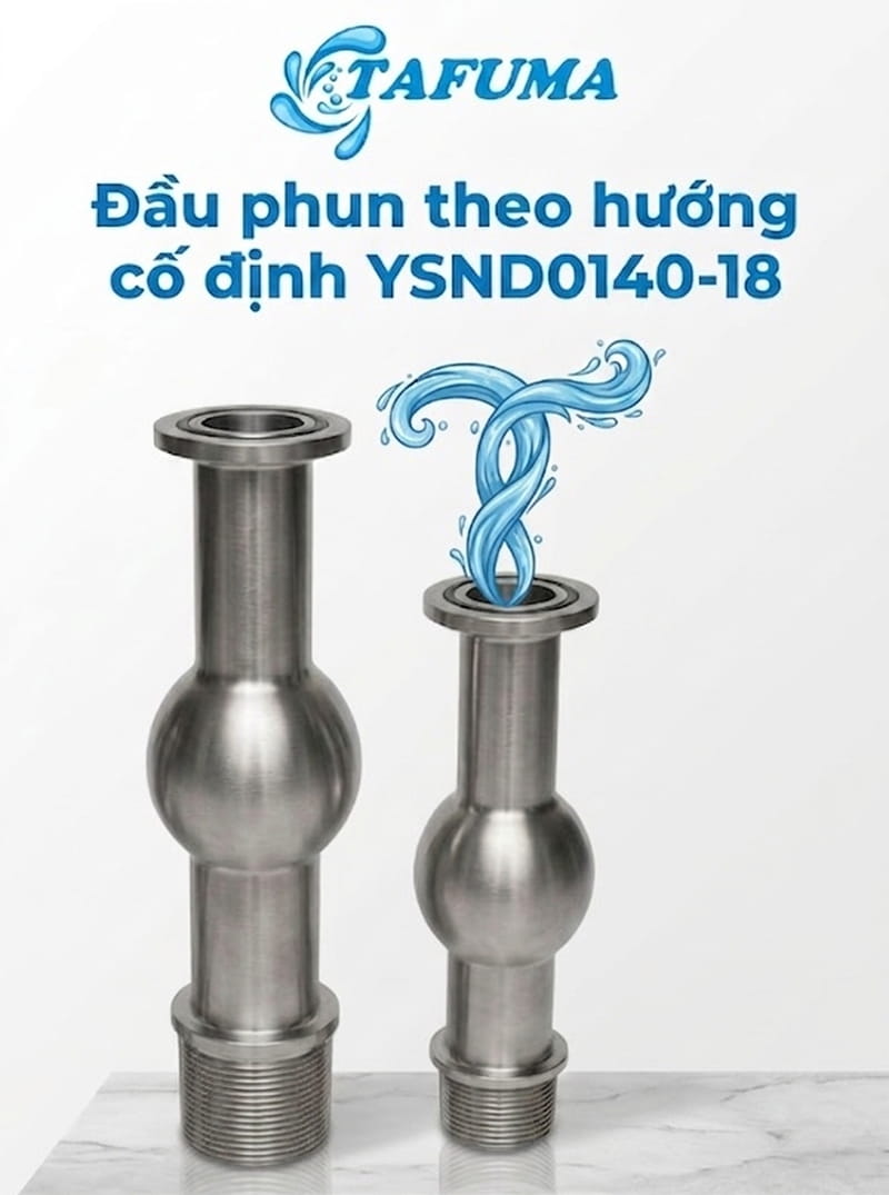 đầu phun theo hướng cố định YSND0140-18