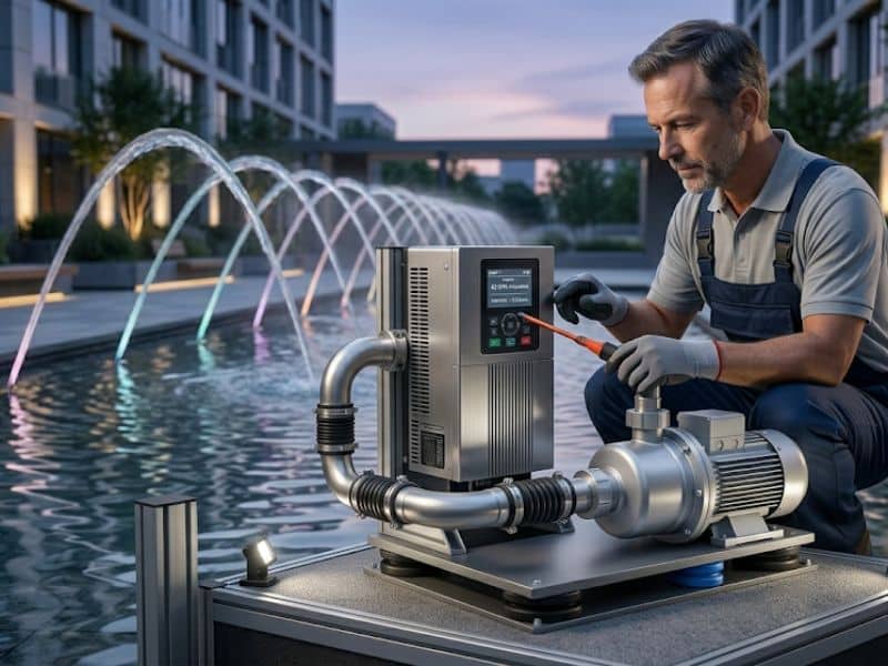 Thiết bị đài phun nước có gây ồn không
