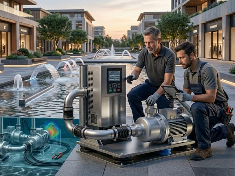 Thiết bị đài phun nước có gây ồn không