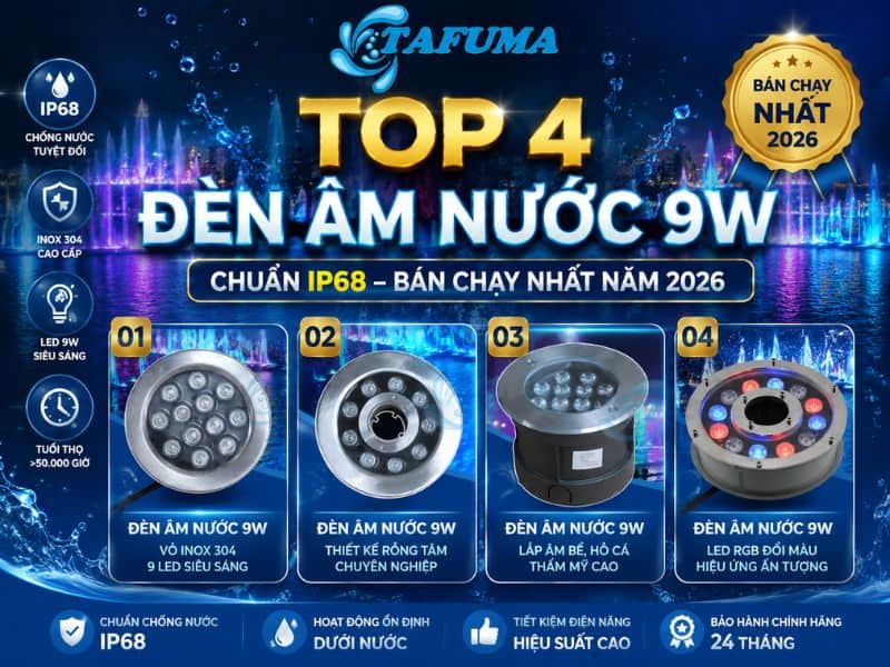 Đèn âm nước 9W