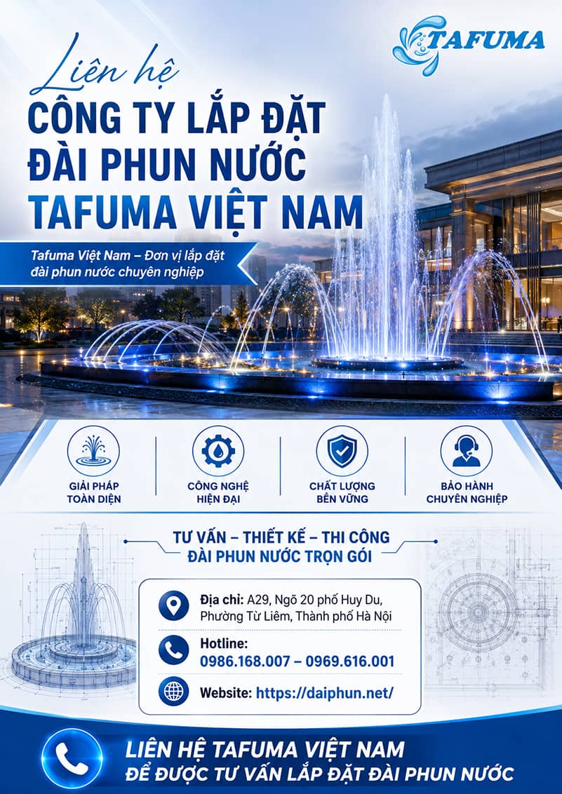 Công ty lắp đặt đài phun nước