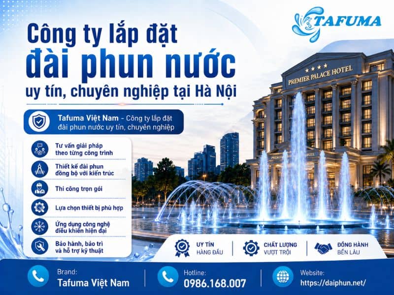 Công ty lắp đặt đài phun nước
