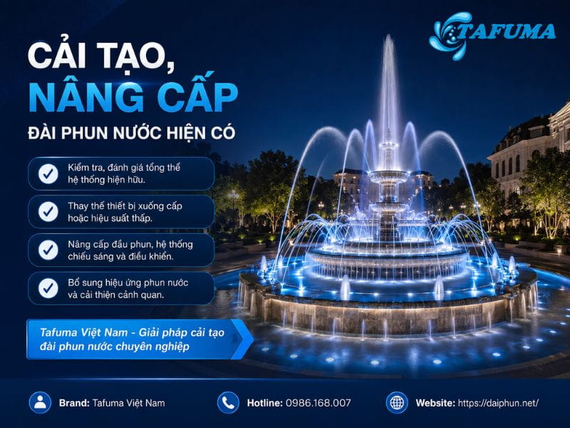 Công ty lắp đặt đài phun nước