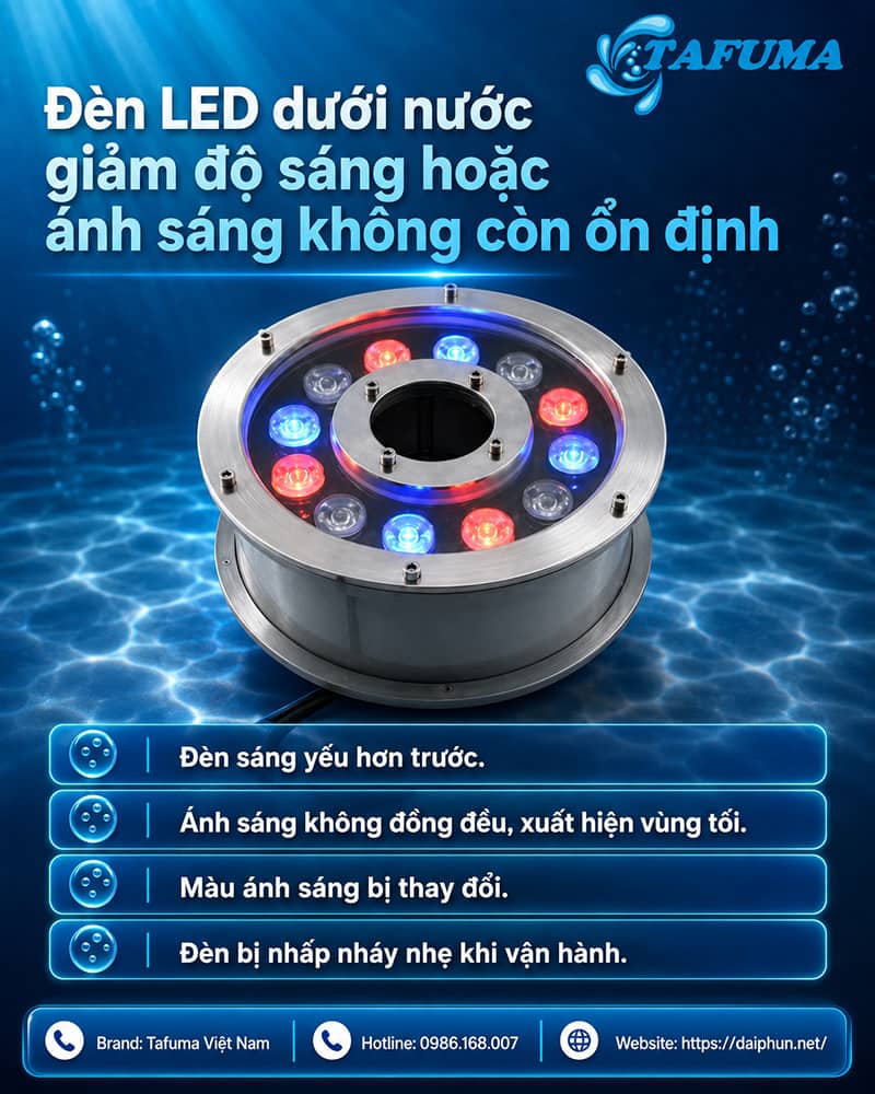 Khi nào nên thay mới đèn LED dưới nước?