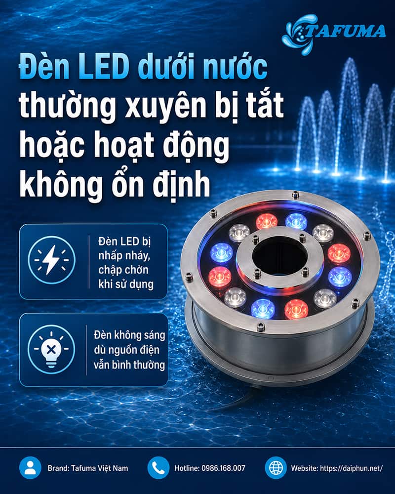 Khi nào nên thay mới đèn LED dưới nước?