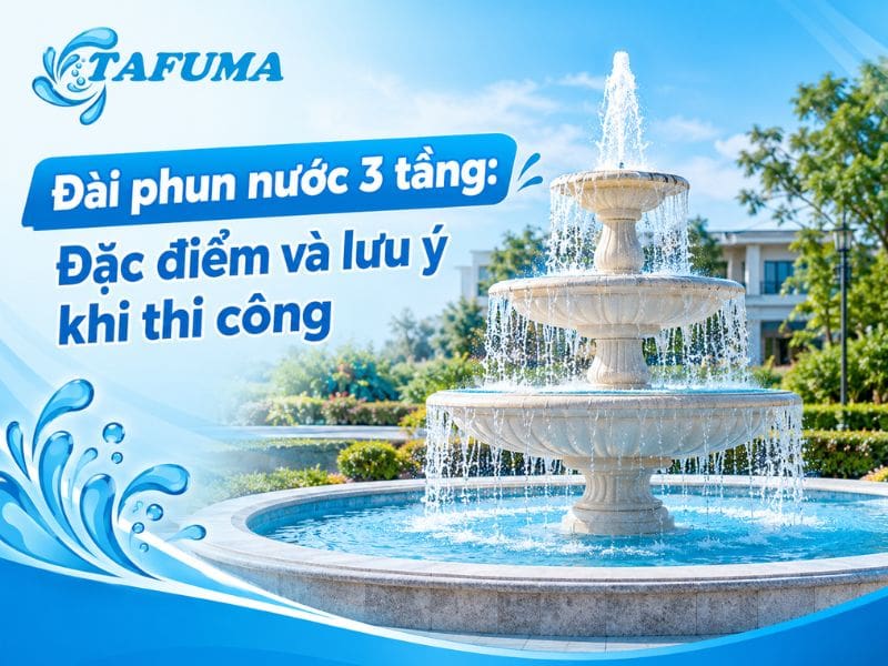 Đài phun nước 3 tầng