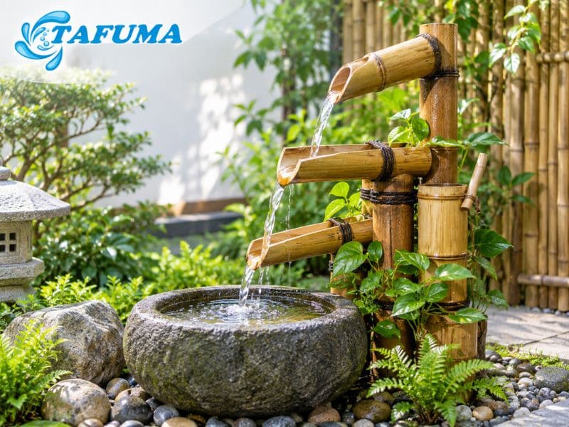 Mẫu đài phun nước sân vườn